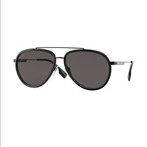 Burberry Sunglasses Aviator B3125 black tone with Logo (Unisex)